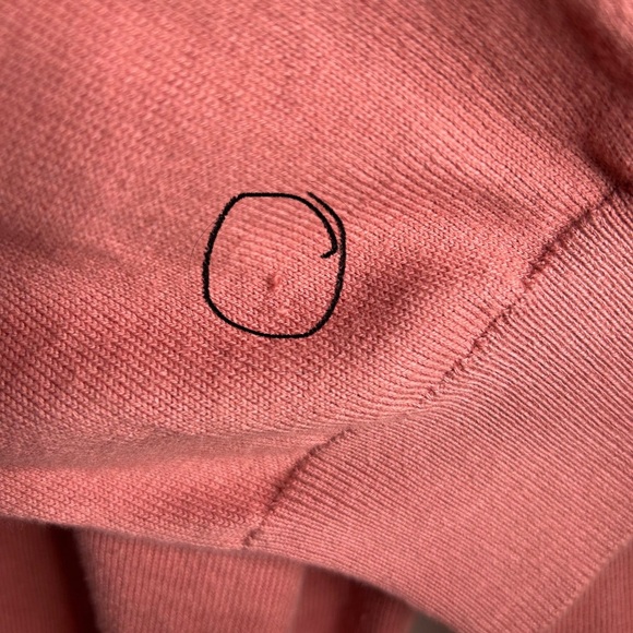 HUGO BOSS Men's Finest Italian Yarn Pink Sweater XL - Picture 5 of 8